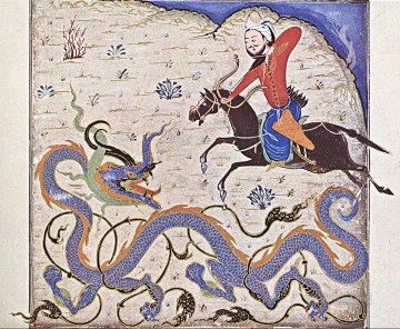 宗教的 Painting - ドラゴン教のイスラム教